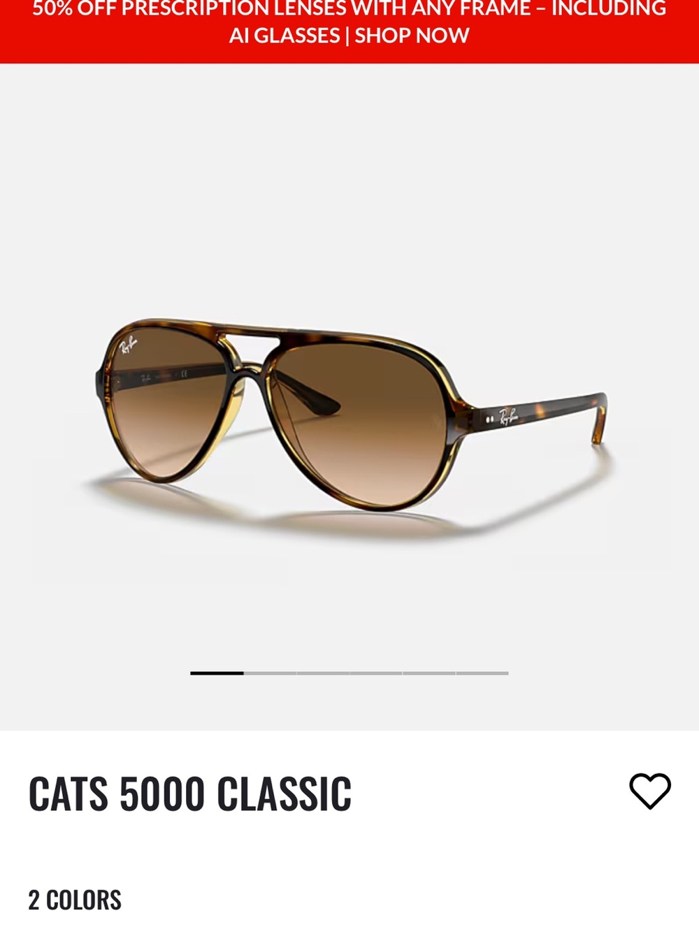 Ray-Ban RB4125 CATS5000